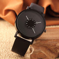 New concept of foreign trade stylish inverted pointer watch for women k-stylecasual black and white couple men watch quartz