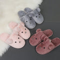 2024 cartoon cute puppy winter new adult men's and women's family matching cotton slippers couple's home cotton slippers