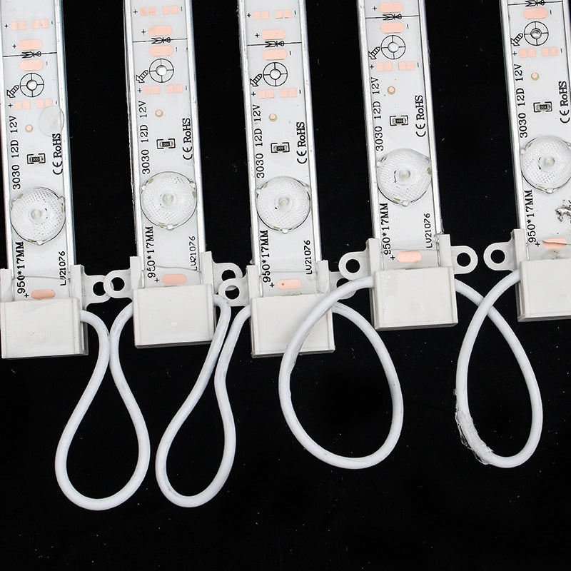 LED light source diffuse reflection light strip low voltage light strip waterproof lens ultra-thin advertising light box display cabinet hard light strip