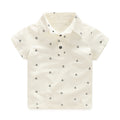 Wholesale new arrival: european & american style anchor print polo shirt & jeans set for boys - baby suit