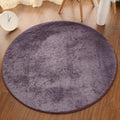 Silk wool round rug, floor mat, living room bedroom carpet, bedside mat, foot mat, computer chair pad, yoga mat