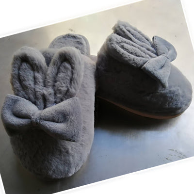 2024 cartoon cute rabbit winter new adult men's and women's family style cotton slippers couple style home cotton slippers
