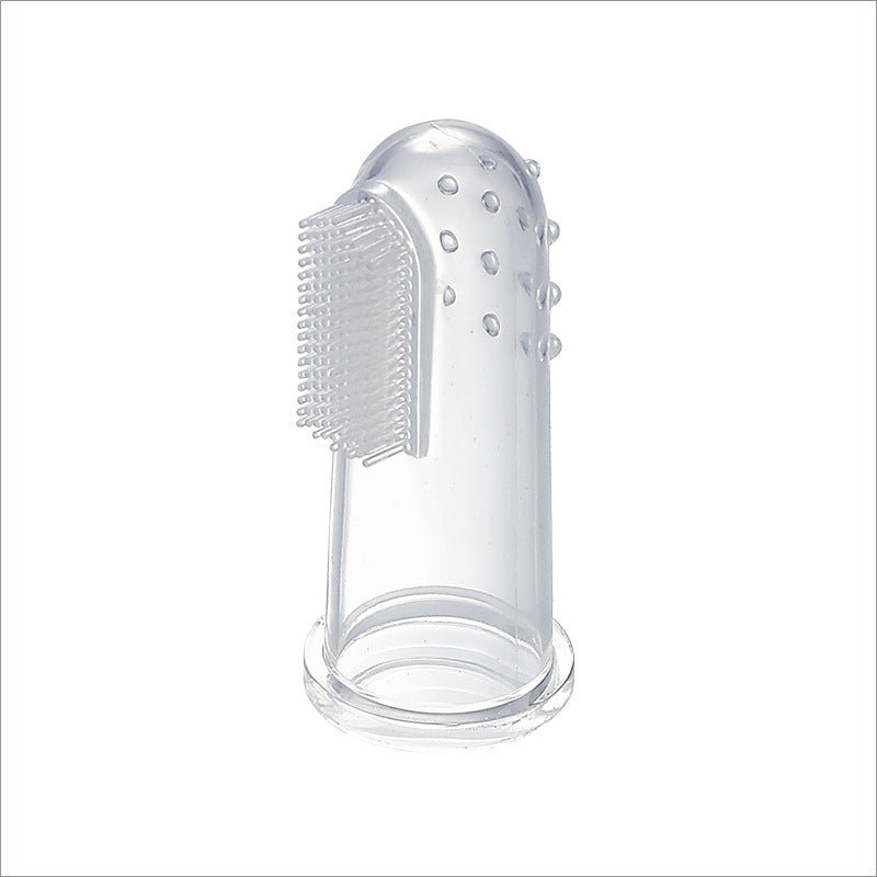 Baby toothbrush infant milk toothbrush soft bristle finger toothbrush silicone toothbrush baby oral cleaning handy gadget wholesale