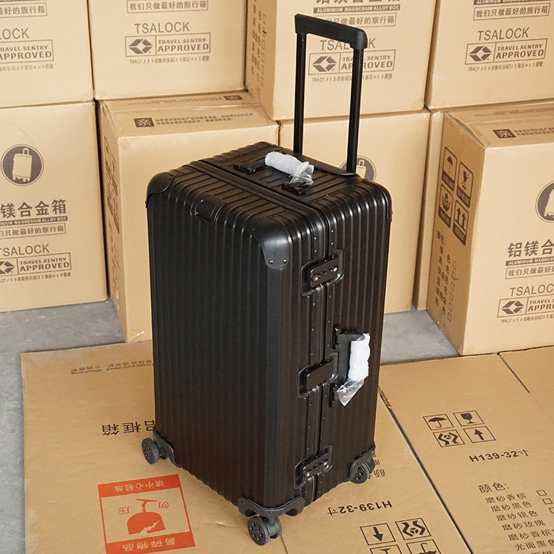 oversized 32-inch all-aluminum magnesium alloy sports trolley case, suitcase 30-inch 29-inch hard case, metal box wholesale