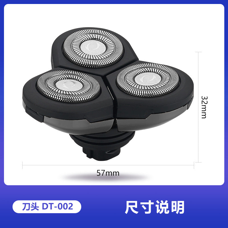 Electric shaver replacement heads, dual-ring floating head, compatible with multiple brands, accessories, charging cable wholesale
