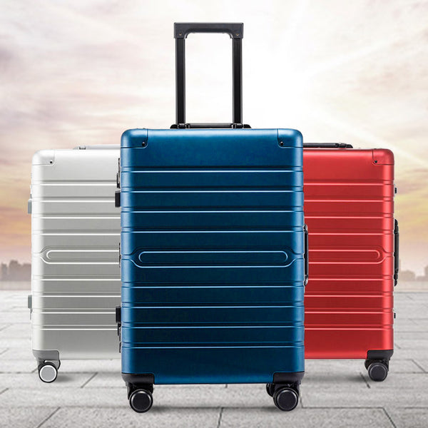 Wholesale all-aluminum trolley case all-aluminum magnesium alloy suitcase universal wheel 20/22/24/26/29 inch metal case