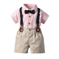 K-style children's clothing summernew arrival boys shirt gentleman suit overalls children's day performance clothes boys birthday dress