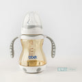 Babycare ppsu baby bottle - wide neck, spill-proof, straw & temperature sensing - genuine product for newborns & toddlers