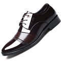 2021 new men's business formal leather shoes, pointed toe lace-up casual shoes, plus size men's footwear, dropshipping available