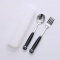 Black cat claw spoon and fork