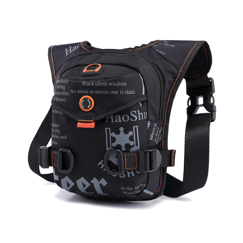 Cross-border exclusive supply, new outdoor cycling leg bag, multi-functional sports men's breast bag, portable fanny bag, messenger bag.