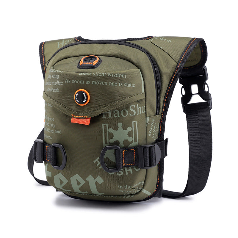 Cross-border exclusive supply, new outdoor cycling leg bag, multi-functional sports men's breast bag, portable fanny bag, messenger bag.