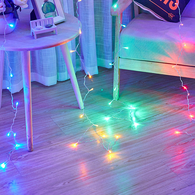 LED Internet celebrity curtain light Ice bar light Hotel shopping mall lighting waterfall light, holiday room decoration flash string