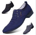 New canvas shoes men's leather shoes