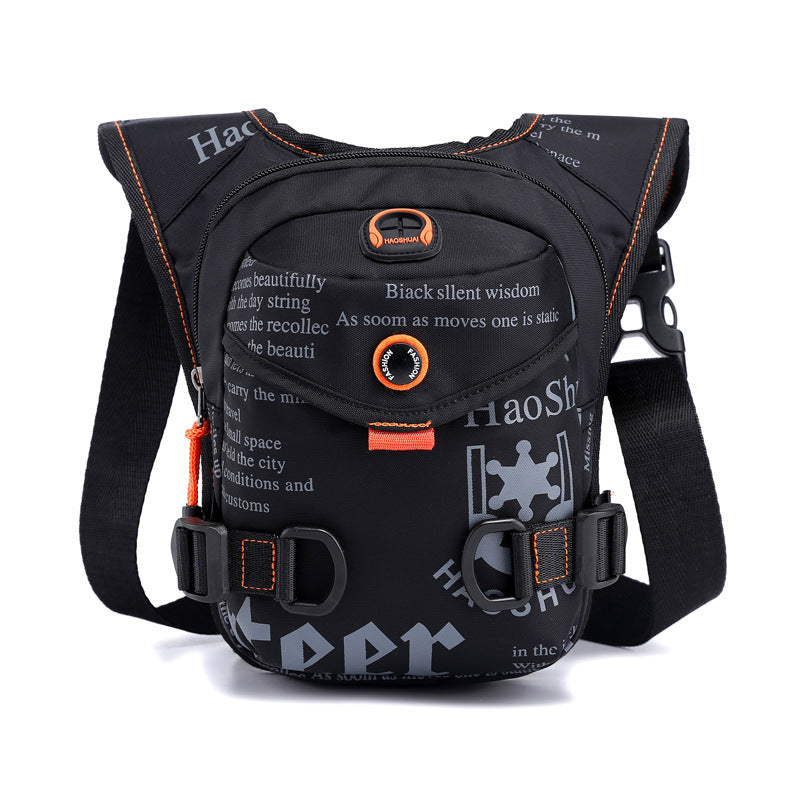 Cross-border exclusive supply, new outdoor cycling leg bag, multi-functional sports men's breast bag, portable fanny bag, messenger bag.