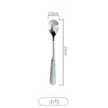 Chaobai ceramics scandinavian marble pink ceramic western steak knife stainless steel fork spoon chopsticks tableware
