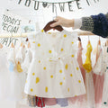 Baby summer korean style dress 0-3 years old infant short sleeve dress girls' summer long dress children's clothing