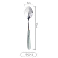 Chaobai ceramics scandinavian marble pink ceramic western steak knife stainless steel fork spoon chopsticks tableware