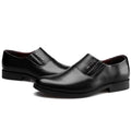 plus size48 business casual leather shoes men's slip-on loafers dad shoes all year round professional work shoes men's shoes