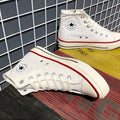Men's shoes skate shoes korean style canvas shoes men's trendy ins high-top shoes spring and summer men's shoes 1970s cloth shoes casual shoes