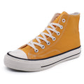 Dropshipping special: 1970s canvas high-top sneakers for men - glossy, retro korean style, versatile student shoes, trendy footwear for men