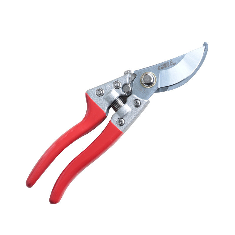 Juzhengsheng V8 white flower scissors, pruning scissors, flower trimming, multi-functional for home gardening, flower and plant scissors