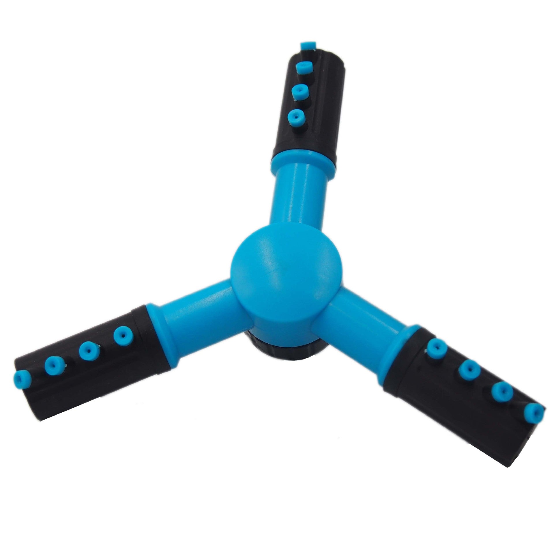 360-Degree automatic rotation of 4-point external wire thread sprinkler, garden watering, garden watering three-pronged nozzle