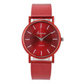 New aliexpress men's quartz wristwatch couple watch set women's casual fashion mesh strap watch ladies' watch