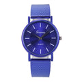 New aliexpress men's quartz wristwatch couple watch set women's casual fashion mesh strap watch ladies' watch