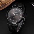 New aliexpress men's quartz wristwatch couple watch set women's casual fashion mesh strap watch ladies' watch