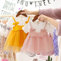 Korean style girls' summer 2019 new arrivals: girls' export short-sleeve dress, baby mesh princess dress, cross-border dropshipping