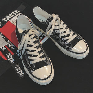 New korean street style timeless classic versatile sneakers retro 1970s replica canvas shoes women's 1001