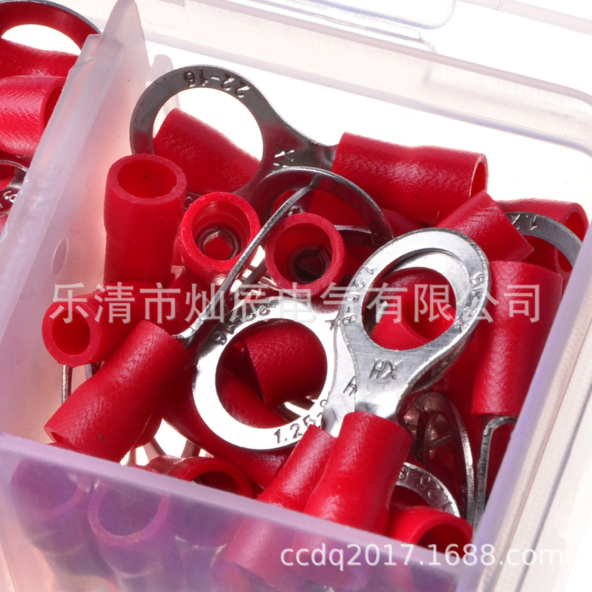 650PCS cold-pressed terminal box O-ring PVC terminal factory direct sales  e-commerce supply