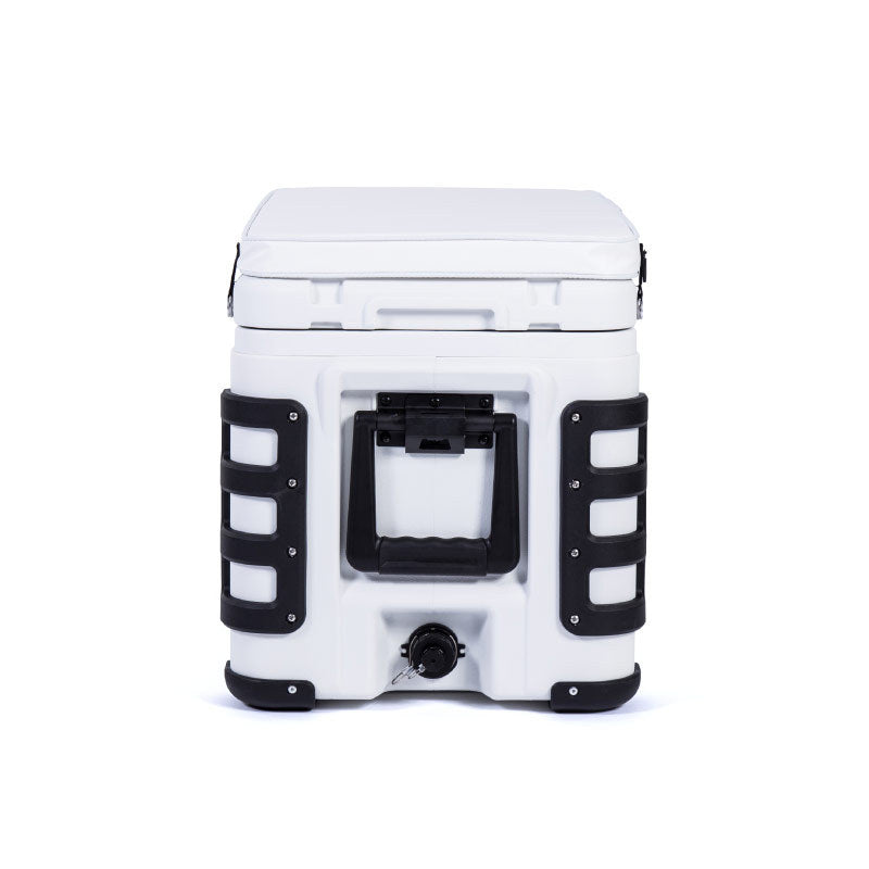 Icemaster enhanced 50l professional fishing cooler - portable, plug-free refrigerator for sea fishing and on-the-go delivery