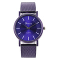 New aliexpress men's quartz wristwatch couple watch set women's casual fashion mesh strap watch ladies' watch