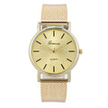 New aliexpress men's quartz wristwatch couple watch set women's casual fashion mesh strap watch ladies' watch