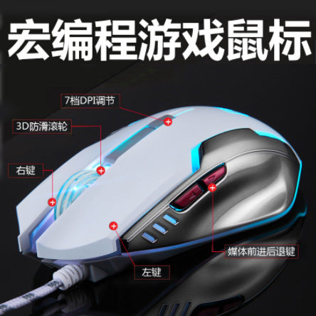 Xinmeng mamba snake second generation gaming wired mouse mechanical macro definition h1z1 playerunknown's battlegrounds mouse cross-border supply