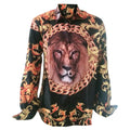 spring new arrival: hot-selling european and american fashion men's african print casual long-sleeve shirt for export