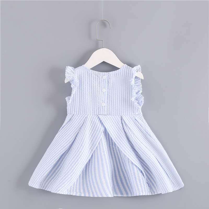Girls' korean style summer cotton doll dress, baby princess dress - direct from the manufacturer, dropshipping available