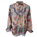spring new arrival: hot-selling european and american fashion men's african print casual long-sleeve shirt for export