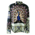 spring new arrival: hot-selling european and american fashion men's african print casual long-sleeve shirt for export