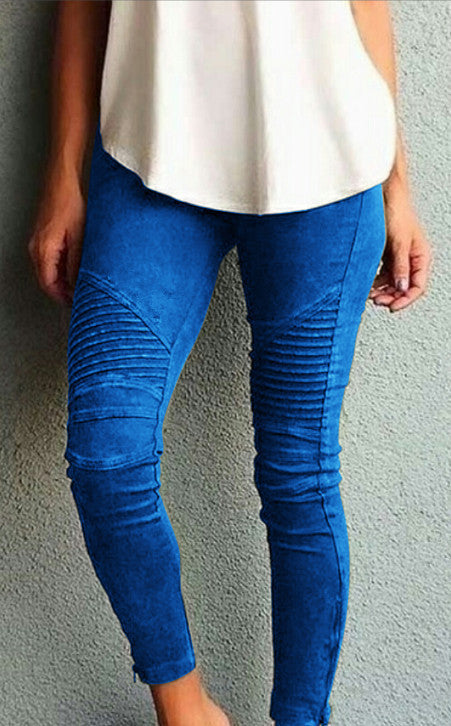 2025ebay fashion women's fashioncasualsilm tight elastic pants in stock