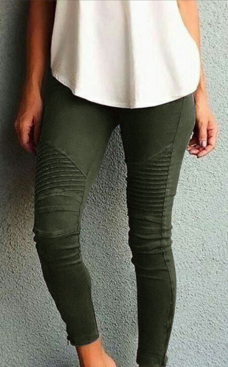 2025ebay fashion women's fashioncasualsilm tight elastic pants in stock