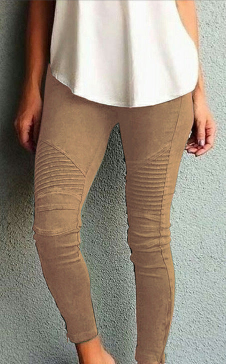2025ebay fashion women's fashioncasualsilm tight elastic pants in stock