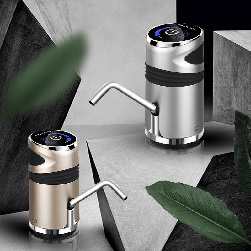 Electric smart water dispenser for bottled water - automatic water pressurizer with child lock, touch-controlled water dispenser for mineral water