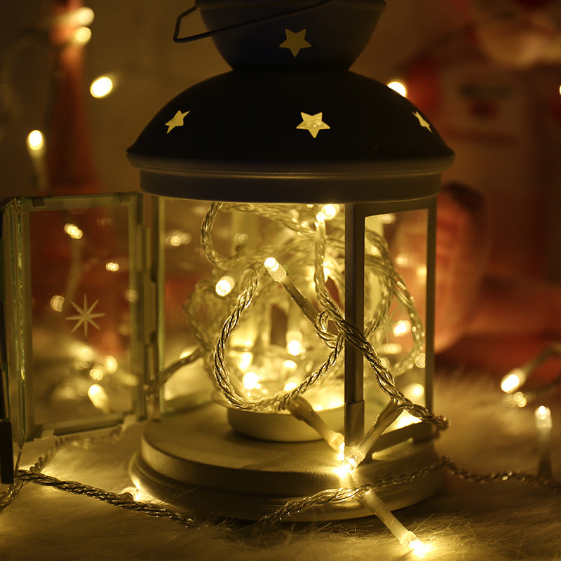 LED gypsy string lights, outdoor waterproof flashing lights, dormitory room holiday decoration color-changing shopping mall engineering lights