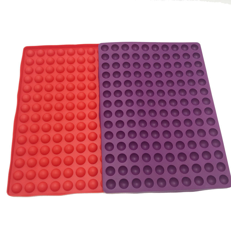 221 holes 1.5CM small ball drain picnic grill mat silicone biscuit mold silicone placemat baking pan