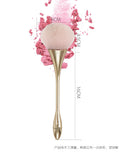 Large soft loose powder blush manicure brush single champagne color small waist beauty tool personalized plastic makeup brush