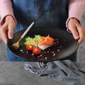 Ceramic dinnerware creative steak tray breakfast plate western dinner plate 12inch household retroins pasta plate