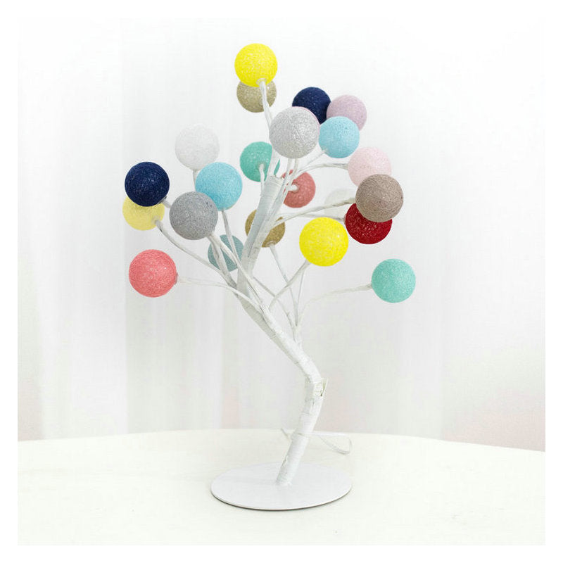 European warm rose lights string tree lights photo props girl heart room Korean chic decorative desk lamp